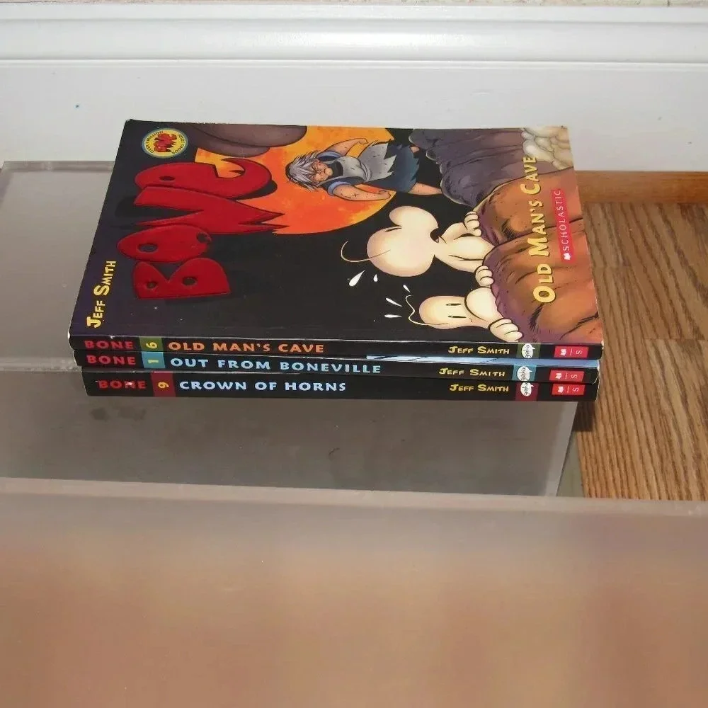 Jeff Smith BONE Set 3 books (Vol 1,6,9)